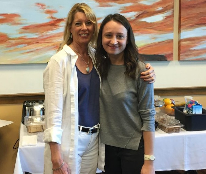Two attendees at the CMM learning exchange