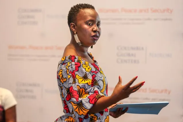 Martha Mutisi, a participant of the Africa Peace and Social Change Fellowship