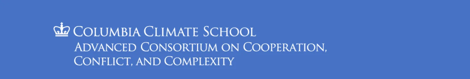 Columbia Climate School 
Advanced Consortium on Cooperation, Conflict, and Complexity 