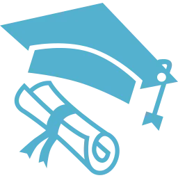 Clipart of a degree and graduation cap