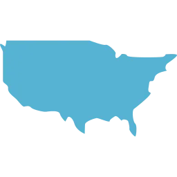 clip art of a map outline of the United States
