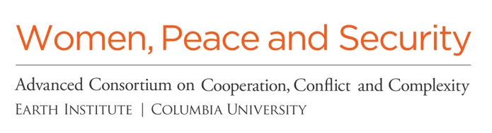 Logo for the Women, Peace, and Security program at AC4