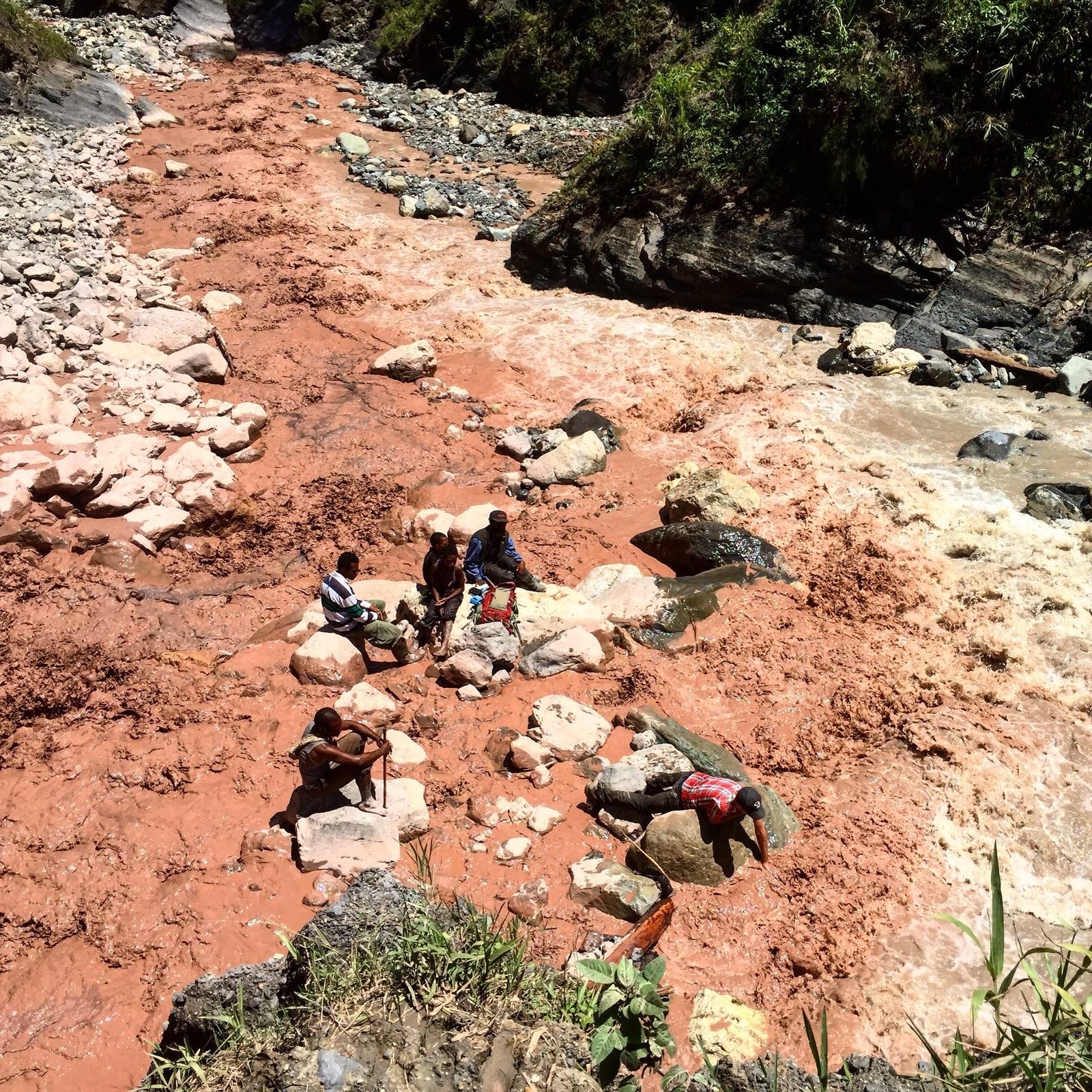 Red water in Papau New Giunea