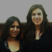 Group photo of Marina Marcus and Srishti Sardana