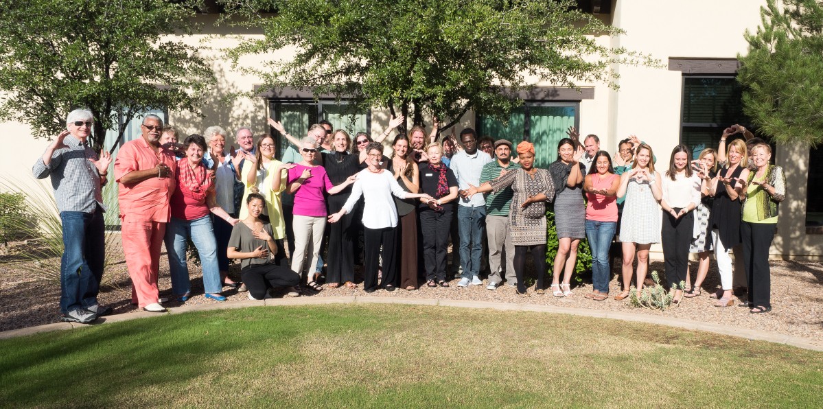 Group photo of participants in the CMM Learning exchange in 2016