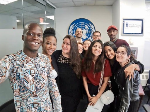 First cohort of YPS Leadership Program Participants at the United Nations