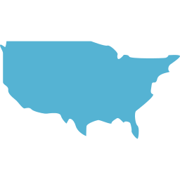 clip art of a map outline of the United States