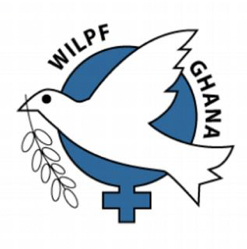 Peace Dove with WILPF GHANA text around it: WILPF Logo